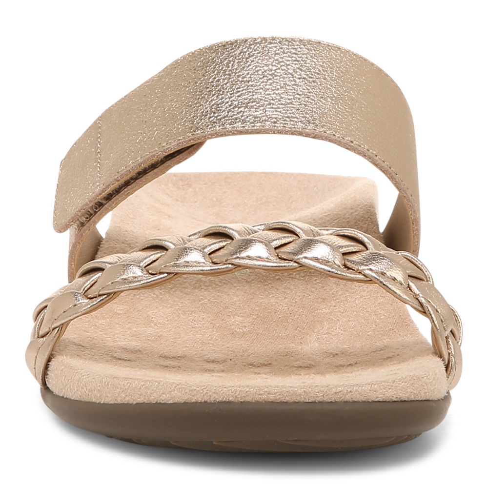 Vionic Jeanne Gold Sandal wanita