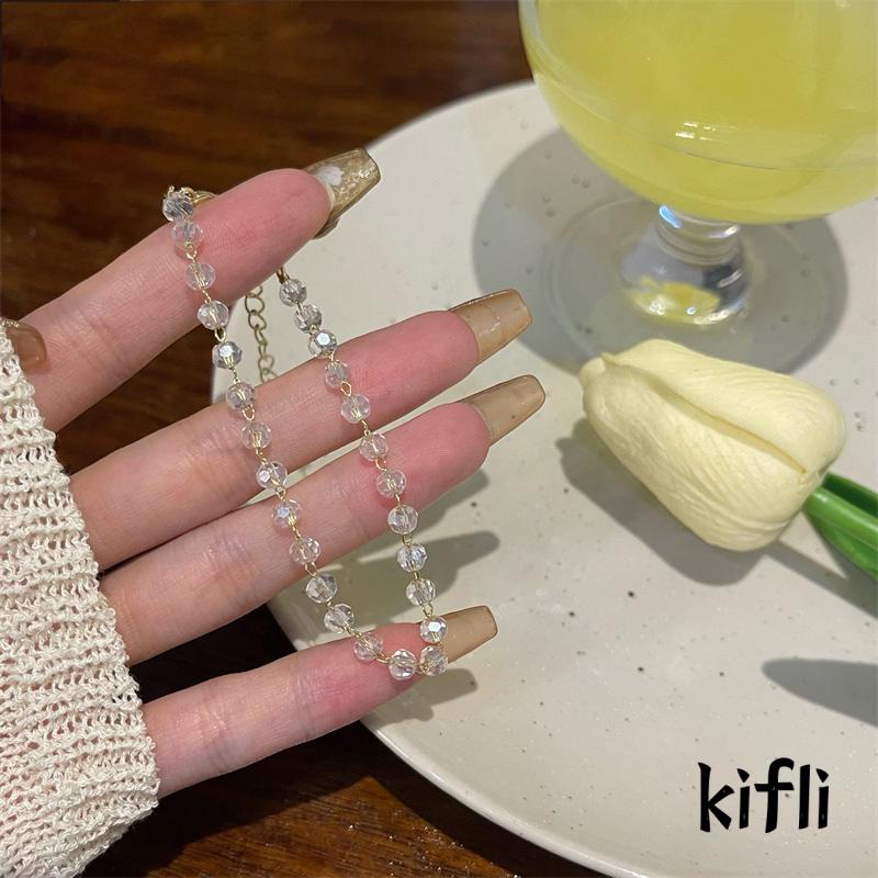 Gelang Kristal Putih Untuk Musim Panas
