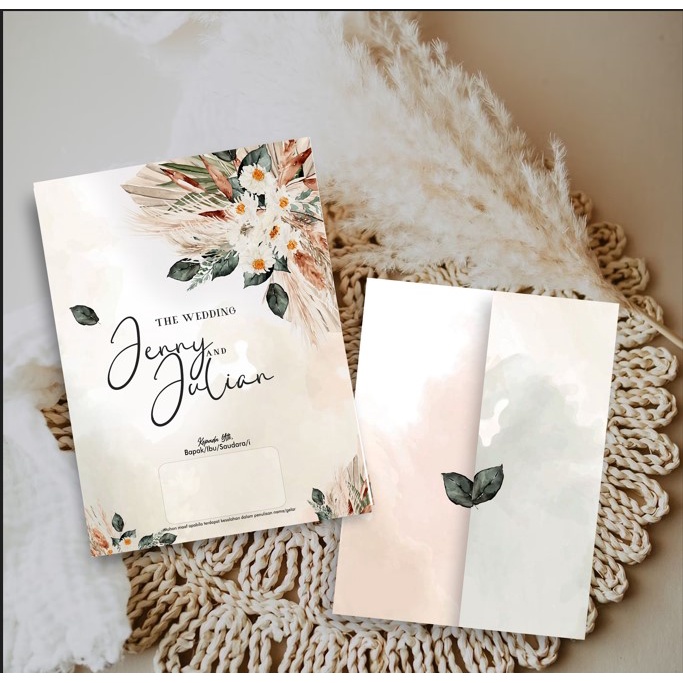 Undangan pernikahan / kartu undangan pernikahan / kartu undagan murah / kartu undangan
