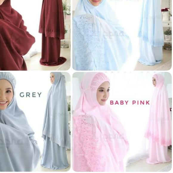 Promo Mukena bordir siti khadijah