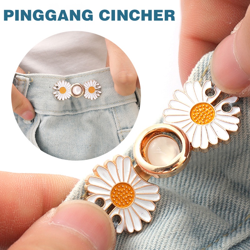 Kancing pengecil jeans Pinggang Hanfu Snap Button Retro Gaya Cina Cheongsam Kostum Kancing Jeans - PD