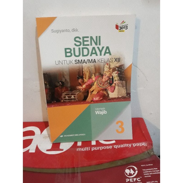 

buku seni budaya kelas 12 / 3 SMA erlangga termurah