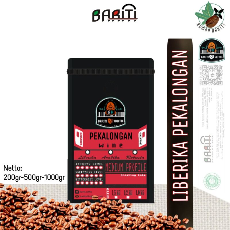 

Kopi Liberika Wine Pekalongan (Berat: 200gr - 500gr - 1kg)