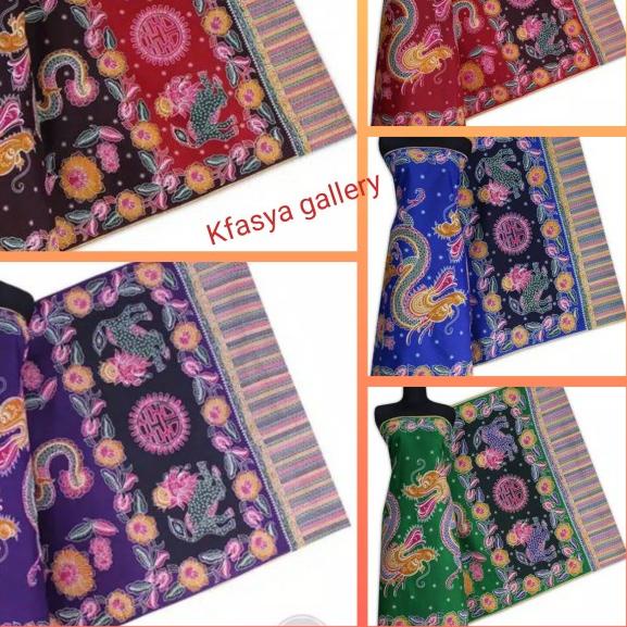 kain gendong bayi unggul jaya/cukin batik - Merah