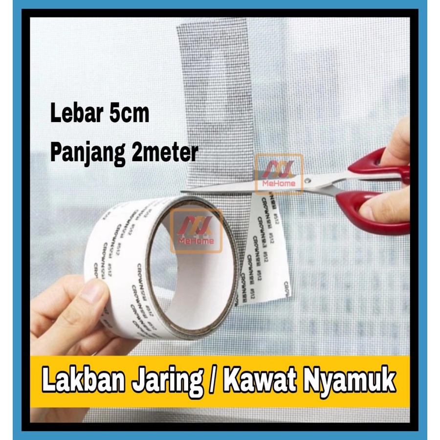 Lakban Jaring Penambal Lubang Kawat Nyamuk Mesh Hole Repair