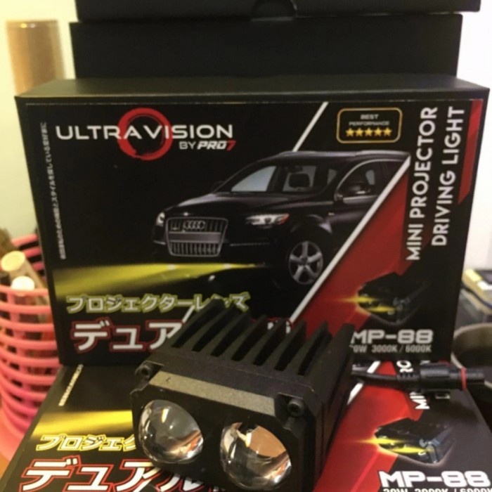 Mini projie led pro7 Mp88 Dual color bisa High dan low beam