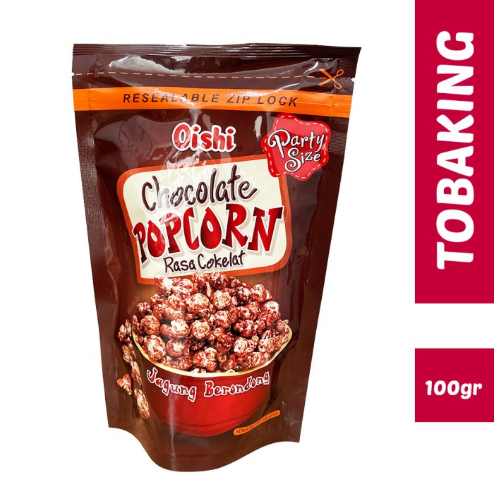 

Lezatoz_Genz Oishi Popcorn Caramel Coklat Camilan Snack Jagung Pop Corn 100Gr