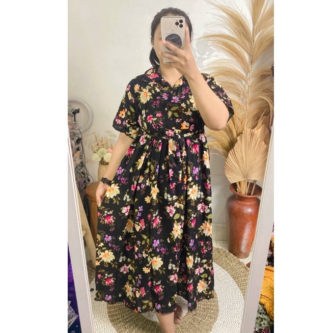 KAMILA LONG DRESS (FIT XL-XXL).