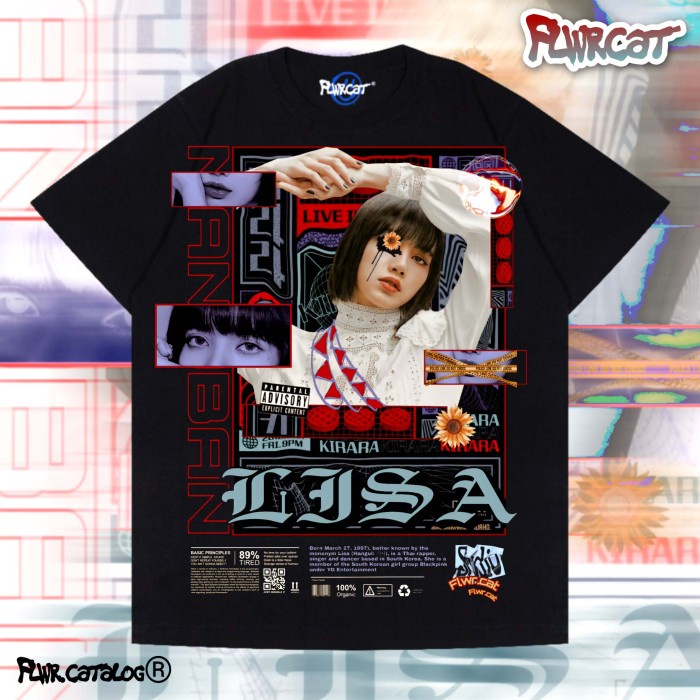 KPOP BLACKPINK / LISA TEE / FLWRCAT