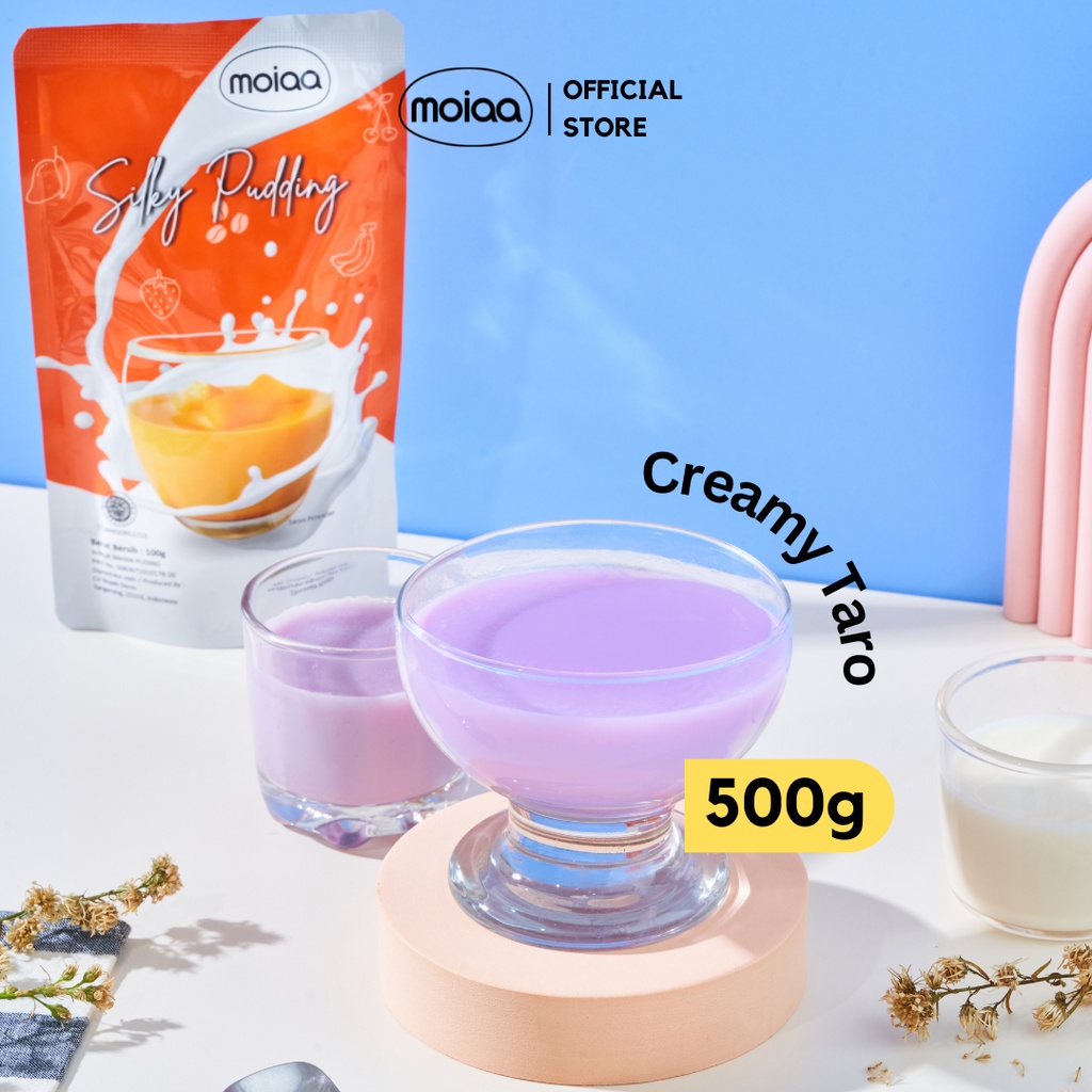

MOIAA - Silky Puding MOIAA Taro 500g - Bubuk Taro 500g / Pudding Powder / Bubuk Instant
