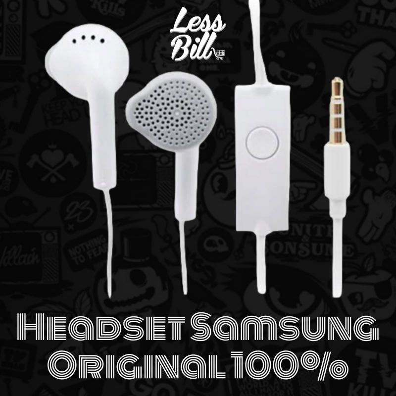 Headset Earphone Samsung Original 100% dan Baru Made In Indonesia copotan Hp Asli