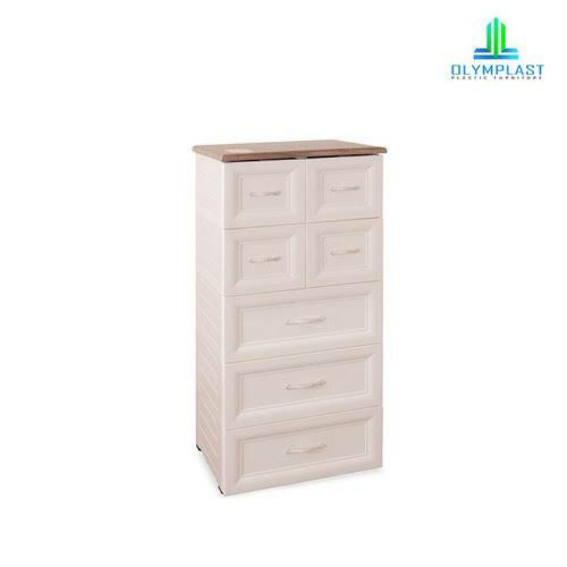 Lemari Laci Plastik Drawer 5 Susun Olymplast Classic