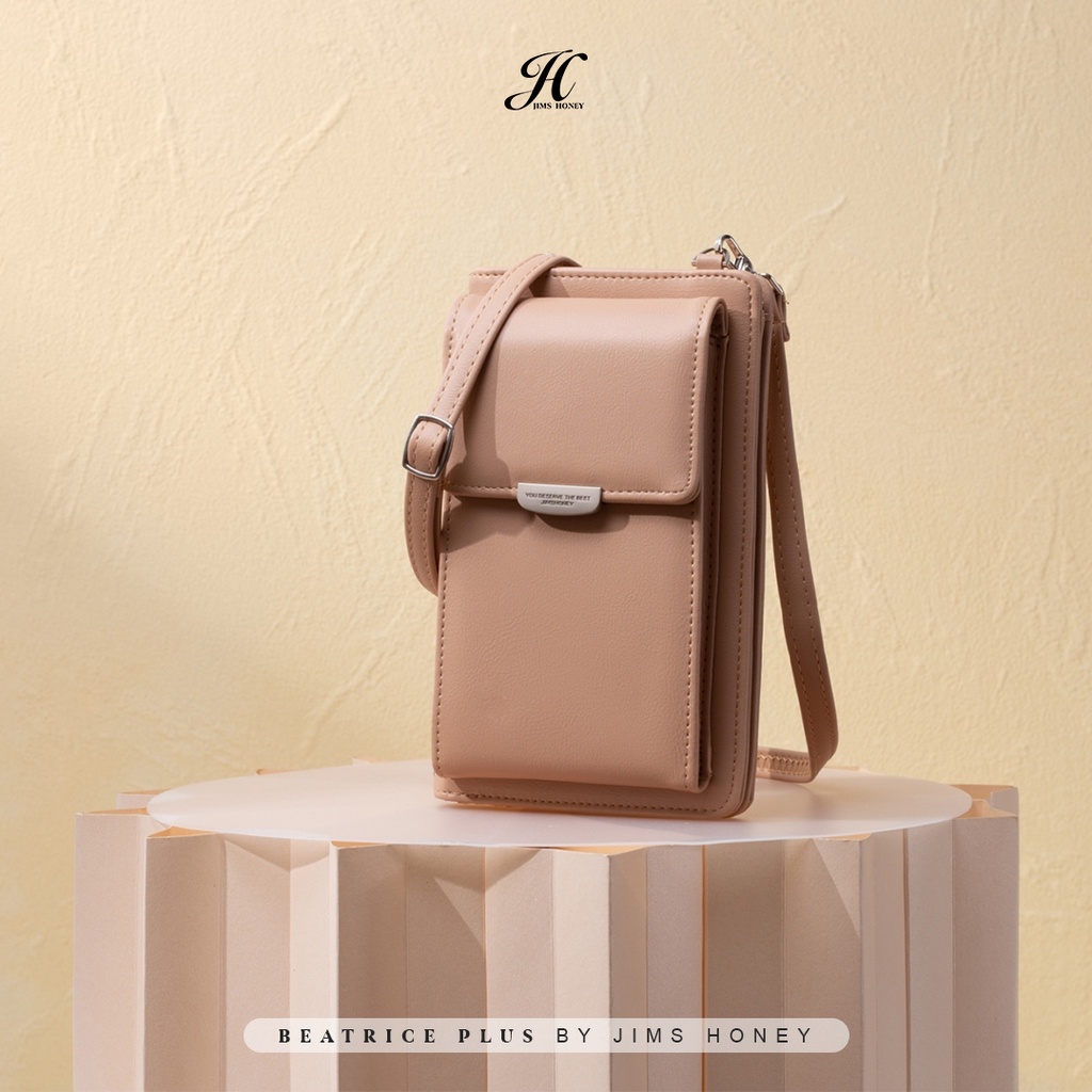 NEW Beatrice Wallet Jimshoney Dompet Hp Trendy Terbaru Original Jims Honey / Sling Wallet Mini