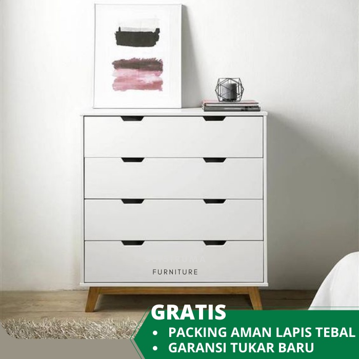 Jual Meja Nakas Minimalis Kabinet Laci Kamar Tidur Khu Shopee Indonesia