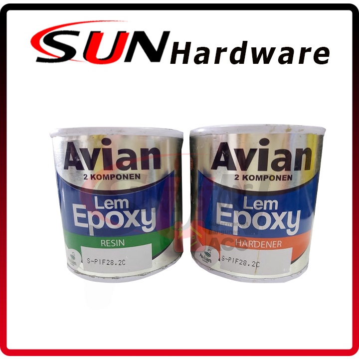 Lem Epoxy Avian 2 Kg Kayu Besi Logam Kaca