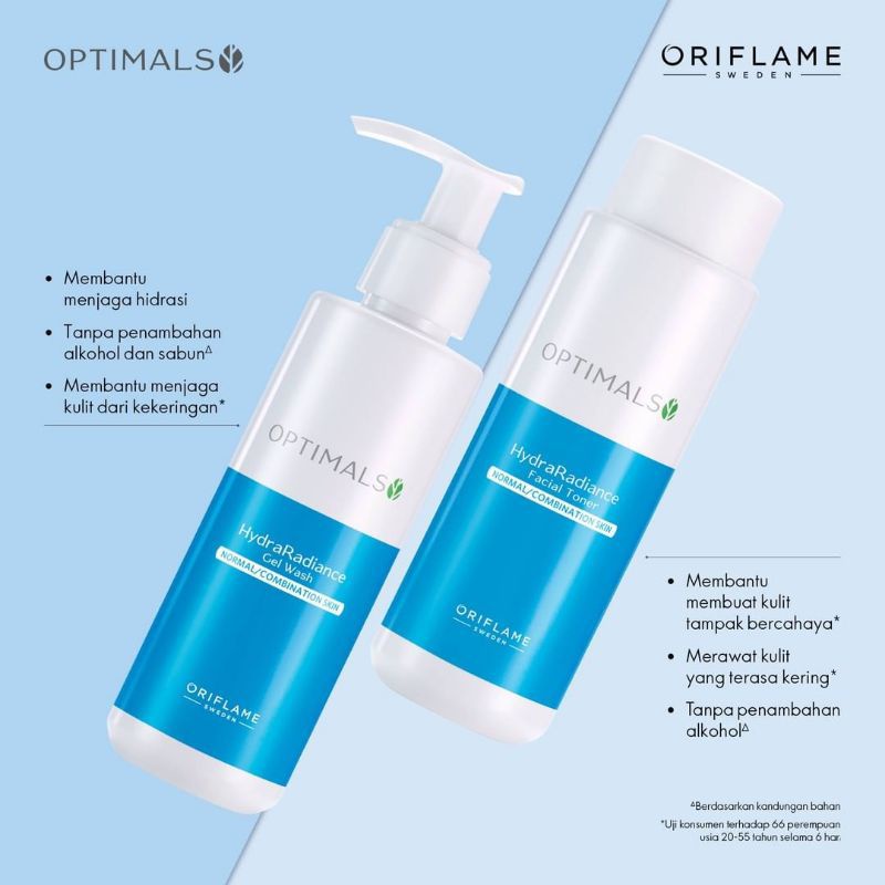 Optimals Hydra Radiance &amp; New Optimals Hydra Radiance Day Cream Light/ Night Cream Light/Serum/ Eye Cream