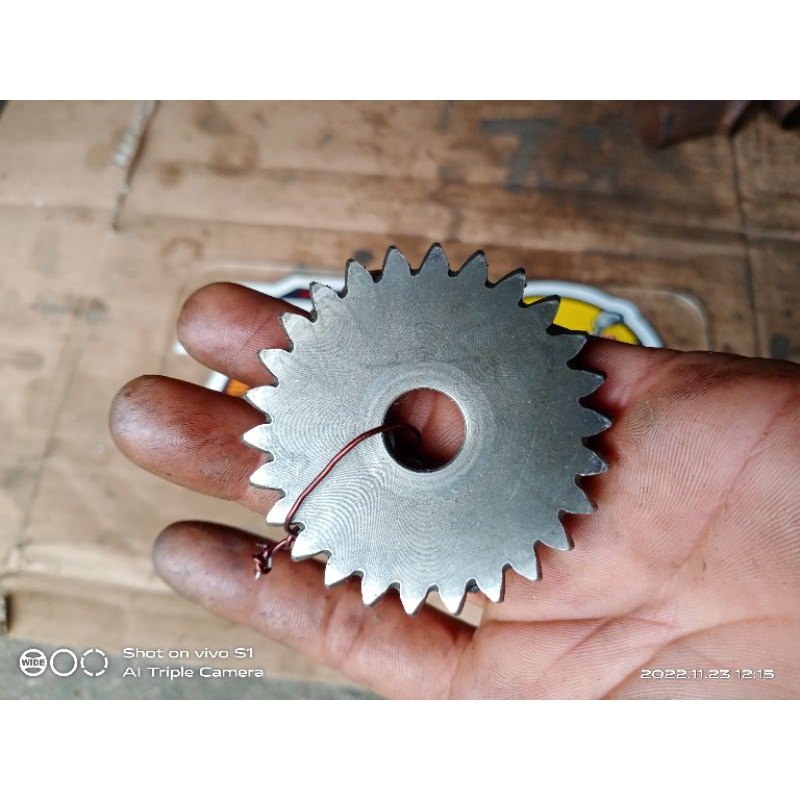 gigi penghantar engkol gigi penghantar kick stater yamaha l2sn l2super l2g original bekas