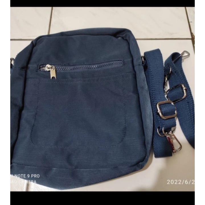 TAS SELEMPANG PRIA /WANITA NAVY NILON