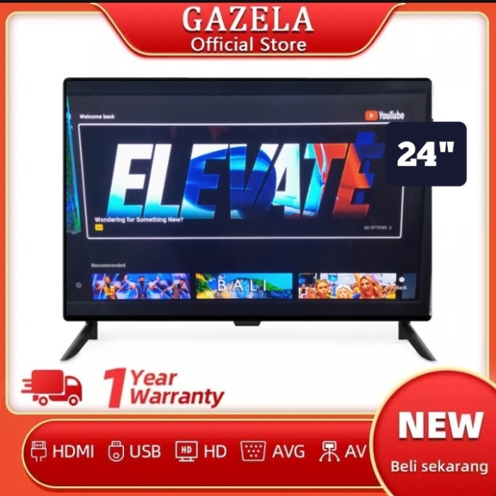 Produk Terbaru Led Tv Smart 24 Inchi+Smart Box Samrt Tv Led 24 In Smart Box Smart Tv