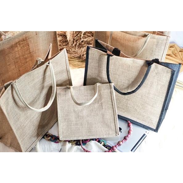Tas goni polos / jute bag polos - Square