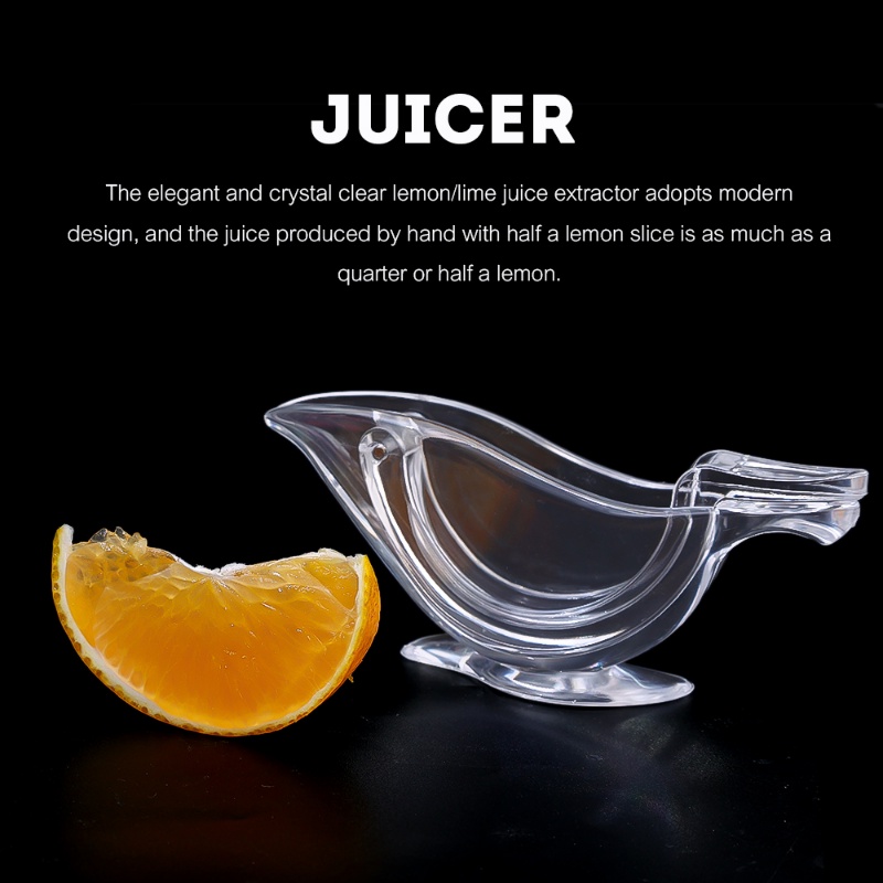 1pc Alat Pemeras Jeruk Lemon Manual Mini Portable Multifungsi Bentuk Burung Untuk Dapur