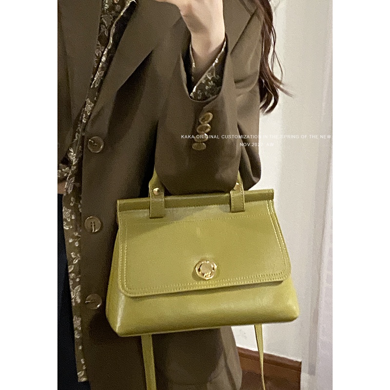 Tas kurir pesta mahasiswa Suhao perempuan 2022 fashion trendi baru tas kerja portabel retro semua cocok tas messenger berkapasitas besar