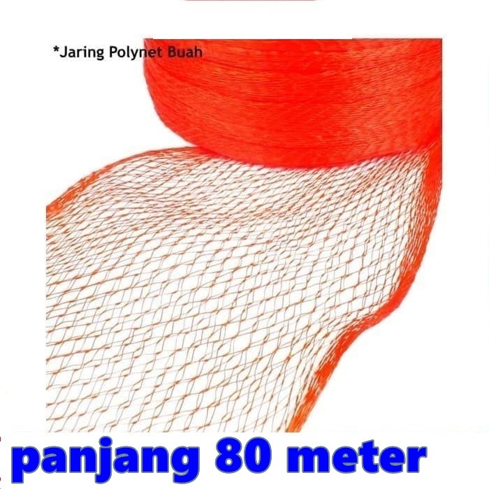 

Jaring Buah Pembungkus Sayur Parcel Polynet panjang 80 meter
