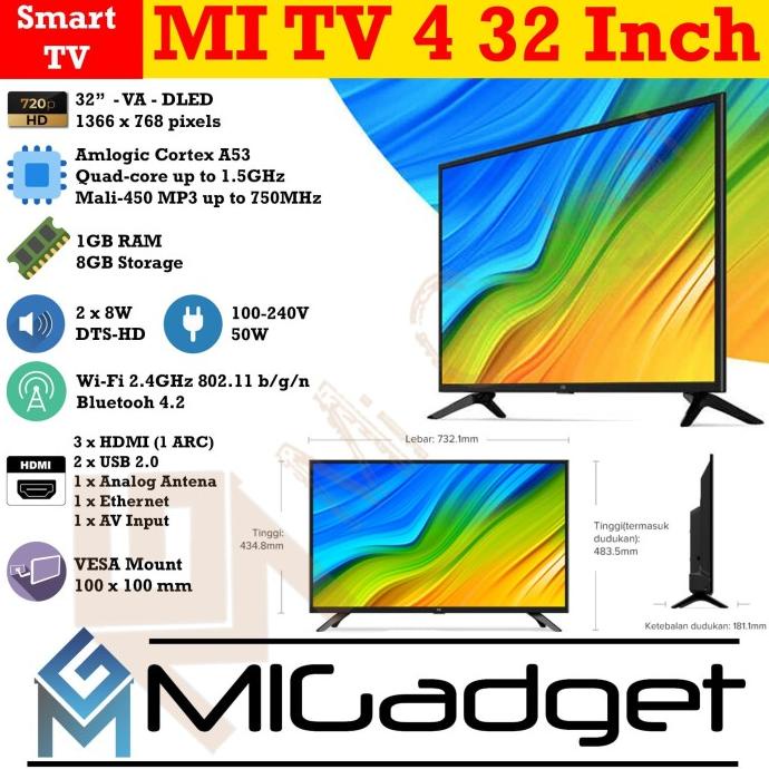 T0P XIAOMI MI LED TV 4A MI TV 4A MITV 4A 32 ANDROID SMART TV NICE