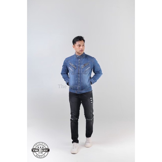 Jaket Jeans Jaket Jeans Denim Jaket Jeans The Berry FJ 05 Biowash