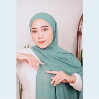 JF Pashmina Inner 2in1 Ceruty Baby doll instan Hijab Instant Kekinian