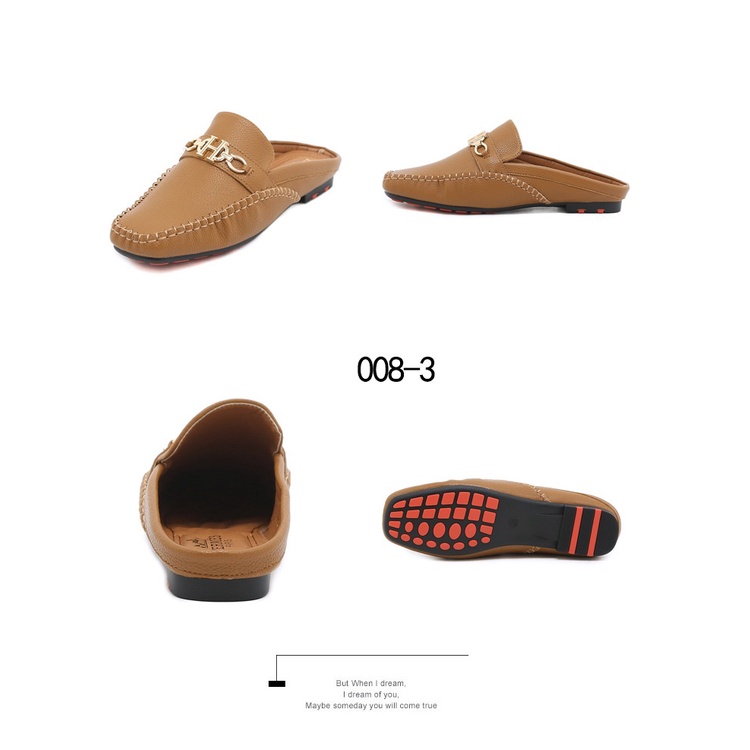 Flat Open Back Loafer 008-3