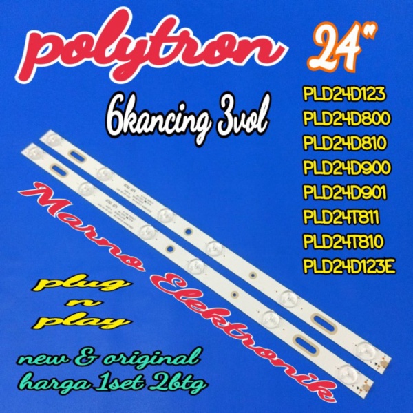 BL BACKLIGHT LED TV POLYTRON PLD24D123 PLD 24D123 PLD24D800 PLD 24D800 Berkualitas