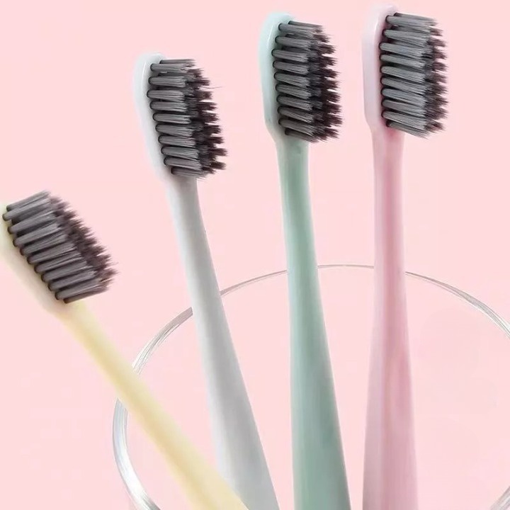 Sikat Gigi Dewasa YS-2 1 SET 4PCS Tavel Toothbrush Double Care Sensitive Soft-Sweet Bee Sikat Gigi charcoal toothbrush economy travel portable