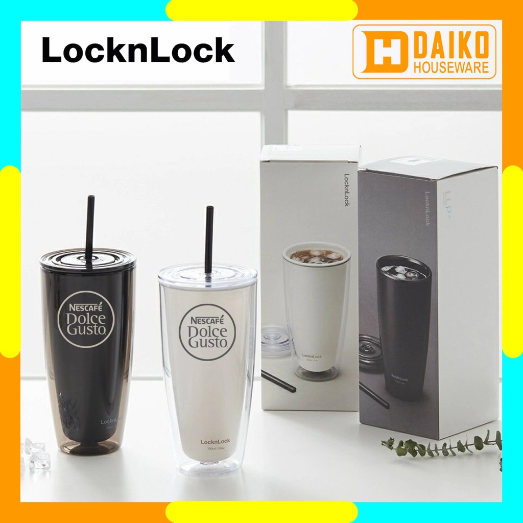 Cold Cup Lock &amp; Lock X NDG Nescafe Dolce Gusto Gelas Double Wall 750ml