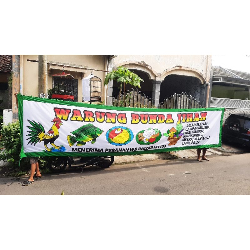 spanduk custom spanduk sari laut spanduk bakso spanduk mie ayam spanduk pecel lele