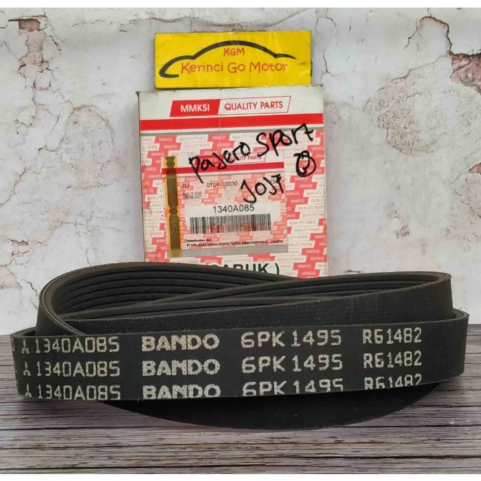 VAN BELT 6PK 1495 ASLI 1340A085 TALI KIPAS DINAMO PAJERO SPORT EXCEED
