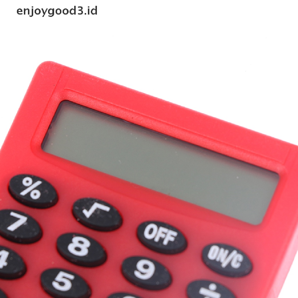 Kalkulator Elektronik Mini Bentuk Kotak Untuk Sekolah / Kantor