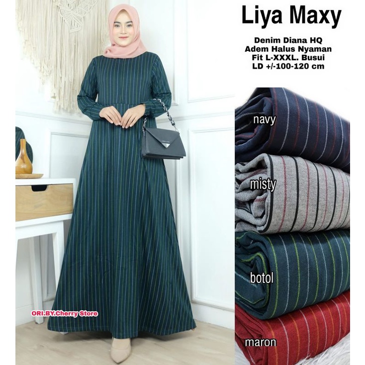 Gamis Diana Denim jumbo