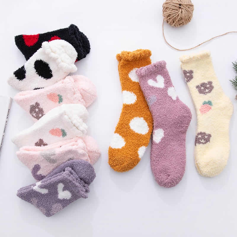 new stokins warm WOMAN TEEN WINTER SOCKS WOOL VELVET KAOS KAKI WANITA REMAJA HANGAT MUSIM DINGIN BAHAN WOL