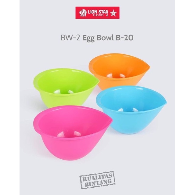 kocokan adonan LION STAR / bak baskom egg bowl bw-2 , B-20