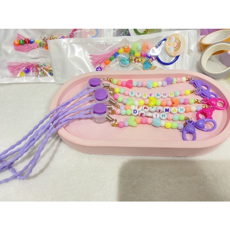 strapmask | tali masker pastel | pengait masker | tali masker lucu premium | masker anak | tali mask