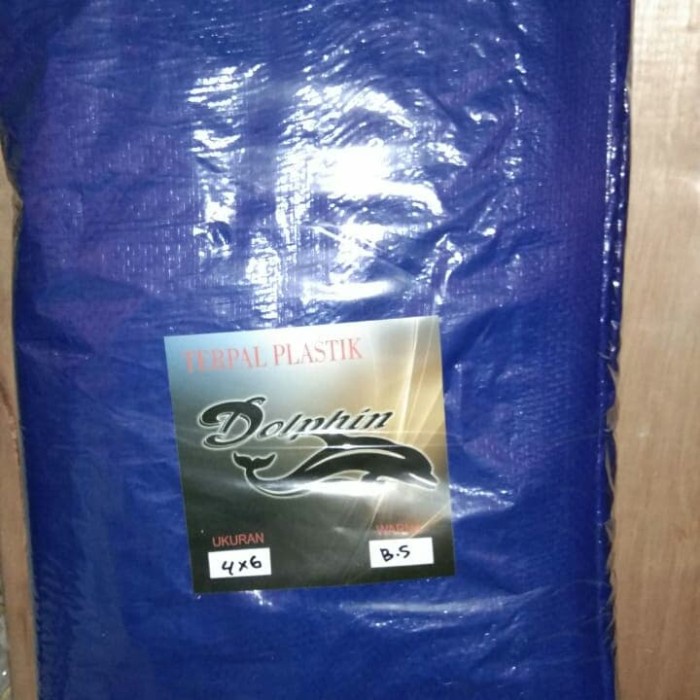 Tenda Camping Terpal Plastik A2 Ukuran 4 X 6 Biru Silver