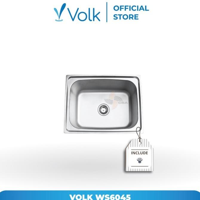 Volk Cleome WS6045 Kitchen Sink / Bak Cuci Piring 1 Lubang