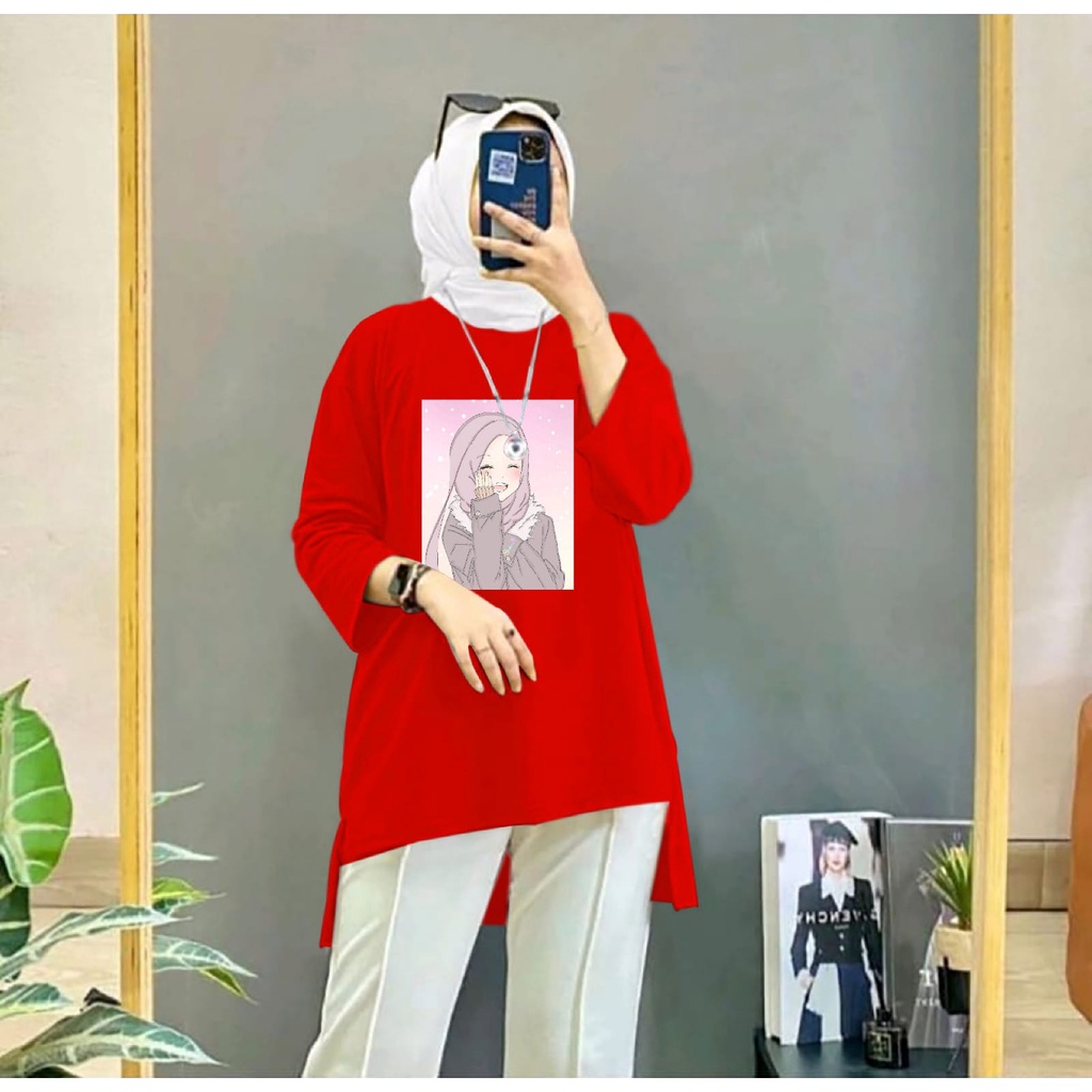 BAJU ATASAN ENJOY TUNIK JUMBO XXL~TERBARU BAJU OVERSIZE WANITA KEREN MASA KINI DAN TERLARIS