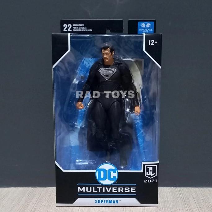 Superman justice league mcfarlane toys dc multiverse jl black suit