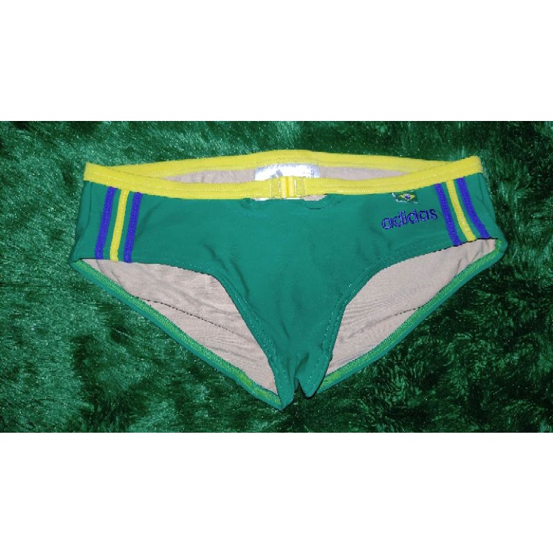 Celana renang segitiga lycra ketat atlet pria