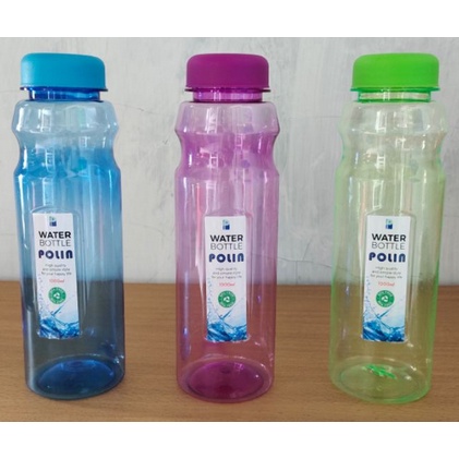 Botol air minum warna plastik 1000 ml