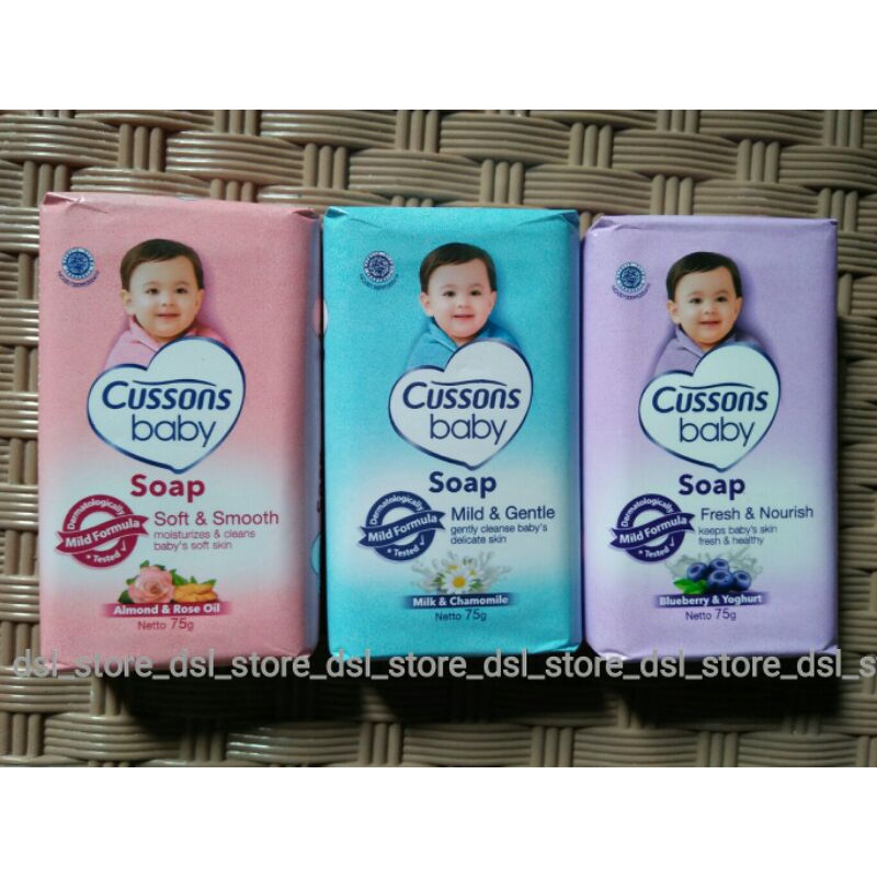 CUSSONS BABY SOAP/ SABUN BAYI BATANG 75 gr
