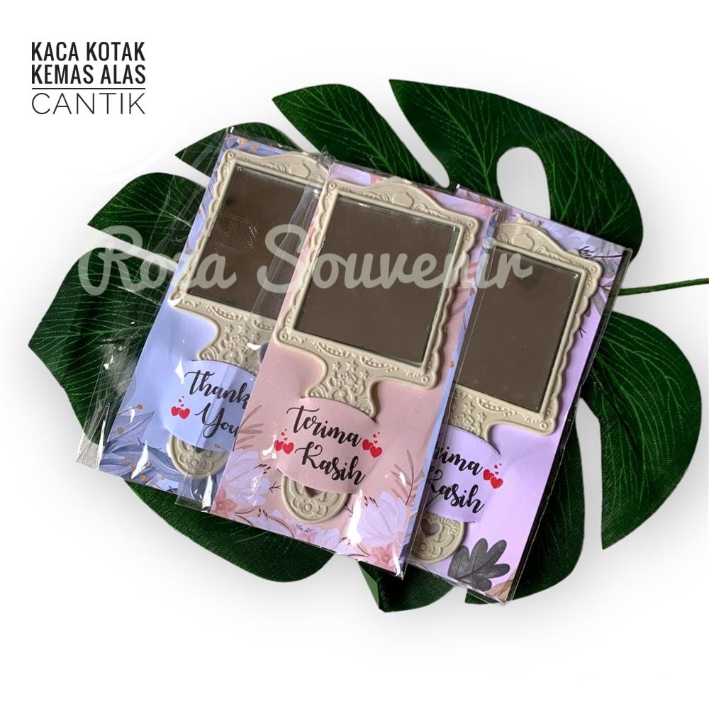 Jual Souvenir Isi 50 Pcs Kaca Kotak Putih Kemas Alas Cantik Souvenir Hadiah Pernikahan Murah