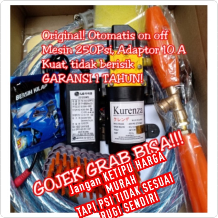 DINAMO POMPA AIR CUCI MOTOR AC MINI STEAM - MESIN POMPA AIR 160 PSI